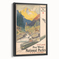 Retro National Parks Travel Poster – Vintage Prints & Scenic Wall Art