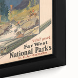 Retro National Parks Travel Poster – Vintage Prints & Scenic Wall Art