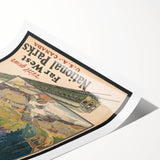 Retro National Parks Travel Poster – Vintage Prints & Scenic Wall Art