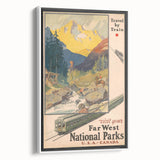 Retro National Parks Travel Poster – Vintage Prints & Scenic Wall Art