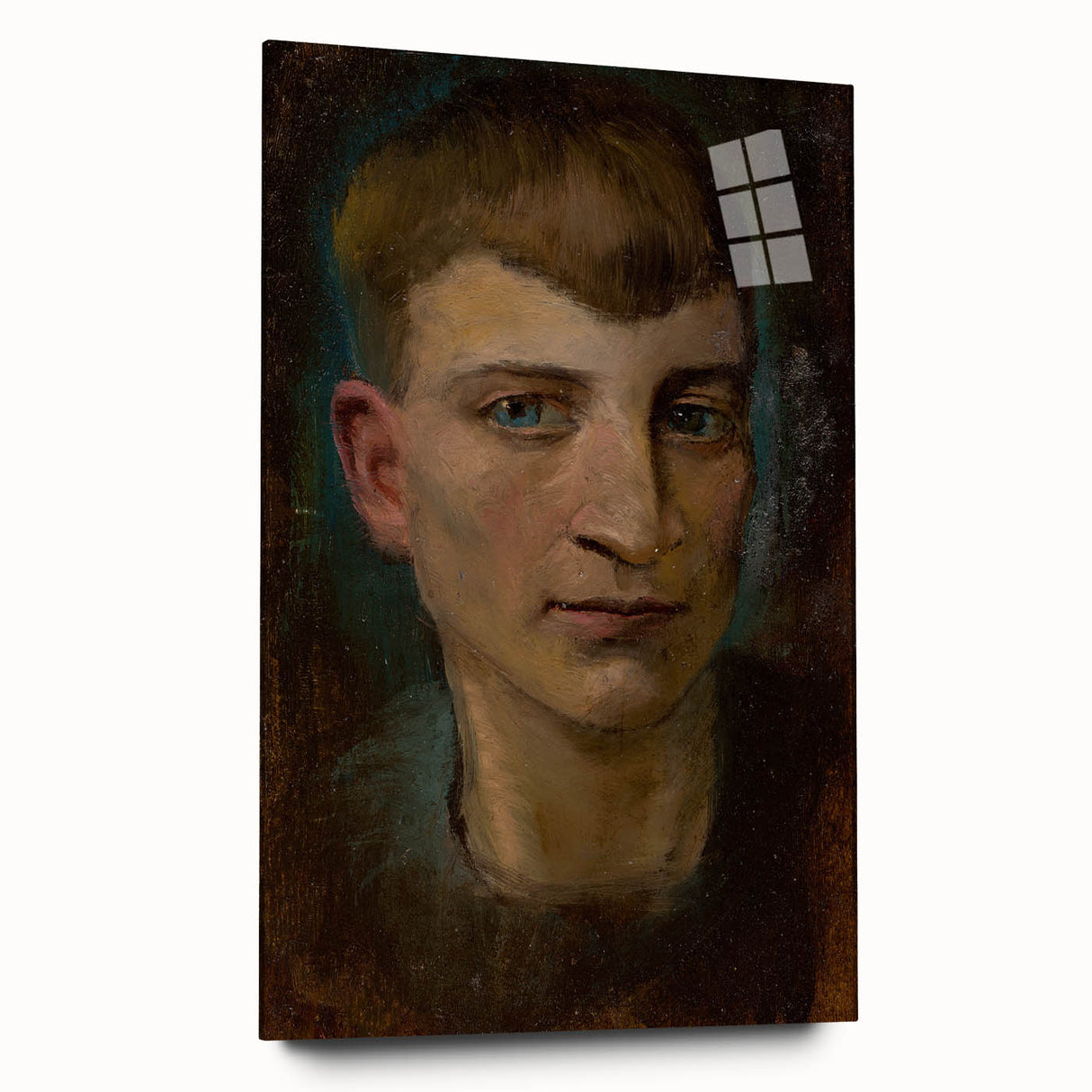 Head of Emaciated Boy Realism Art Print - Ladislav Mednyánszky Portrait