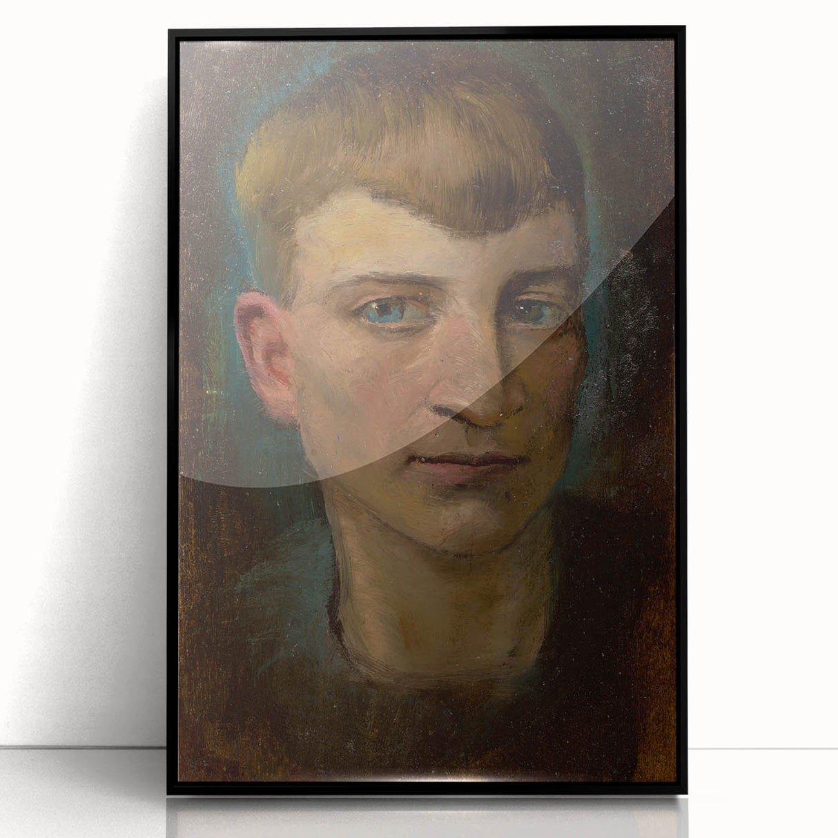 Head of Emaciated Boy Realism Art Print - Ladislav Mednyánszky Portrait