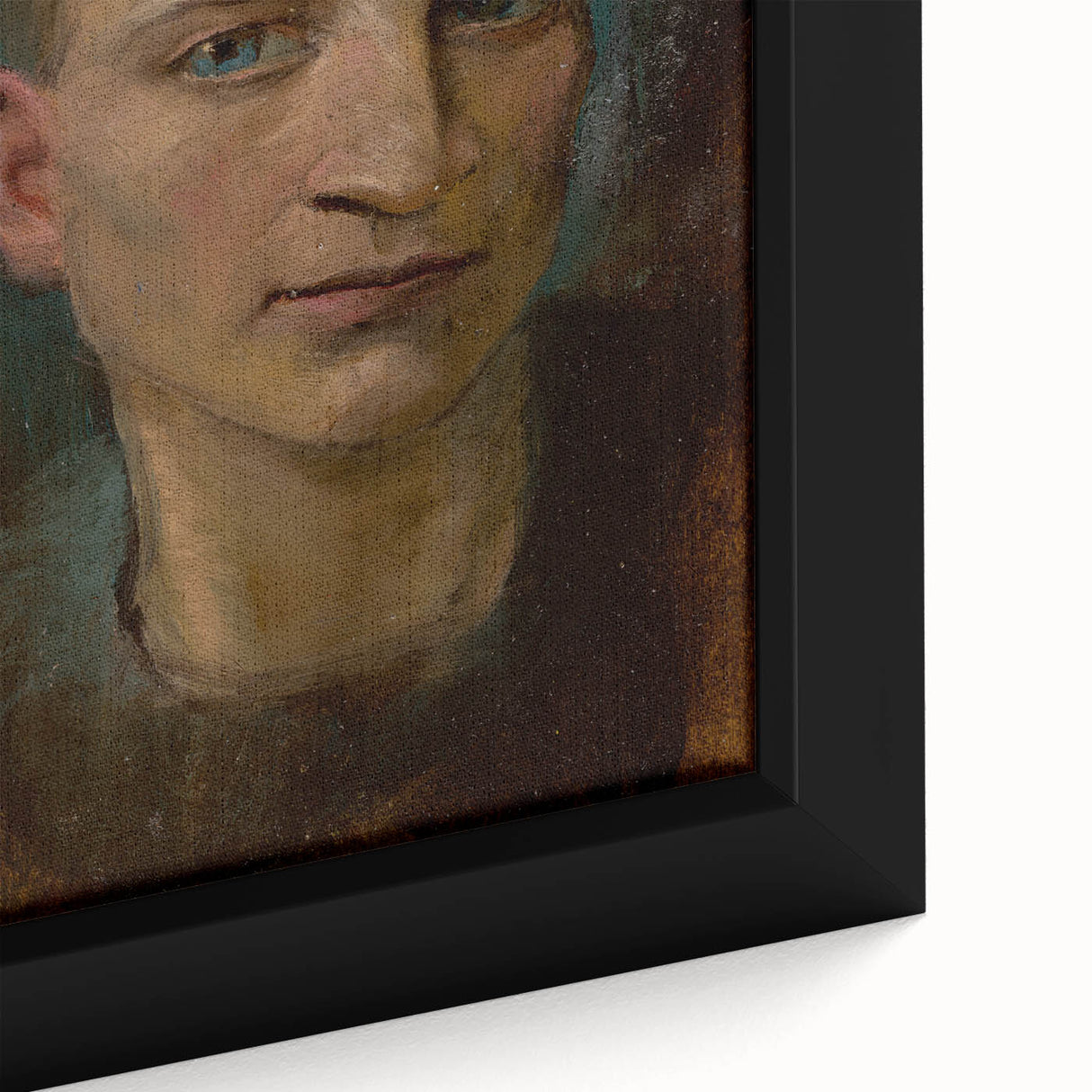 Head of Emaciated Boy Realism Art Print - Ladislav Mednyánszky Portrait