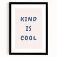 Boys Room Wall Art - Kind is Cool - Kids Wall Art Prints