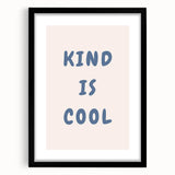 Boys Room Wall Art - Kind is Cool - Kids Wall Art Prints