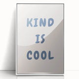 Boys Room Wall Art - Kind is Cool - Kids Wall Art Prints