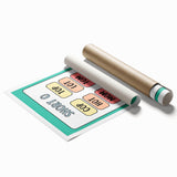 Numbers and Shapes Wall Art – Short O Phonics Learning Print