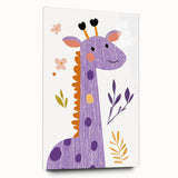 Playful Giraffe Nursery Wall Art - Framed Baby Art Prints