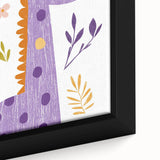 Playful Giraffe Nursery Wall Art - Framed Baby Art Prints