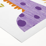 Playful Giraffe Nursery Wall Art - Framed Baby Art Prints