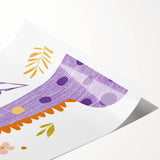 Playful Giraffe Nursery Wall Art - Framed Baby Art Prints