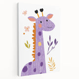 Playful Giraffe Nursery Wall Art - Framed Baby Art Prints