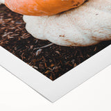 Art deco poster featuring a stylized autumn landscape on rolled canvas, suitable for dining room walls.