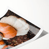 Extra large wall art featuring line art flowers in muted autumn colors on rolled canvas, ideal for large living room decor.