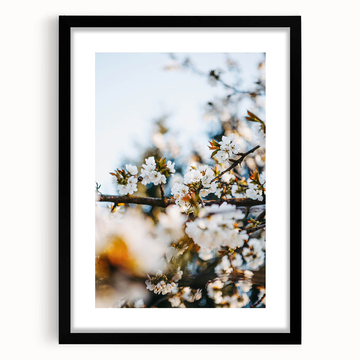 Extra large abstract art print featuring a colorful, textured design on a black framed canvas, ideal for living room decor.