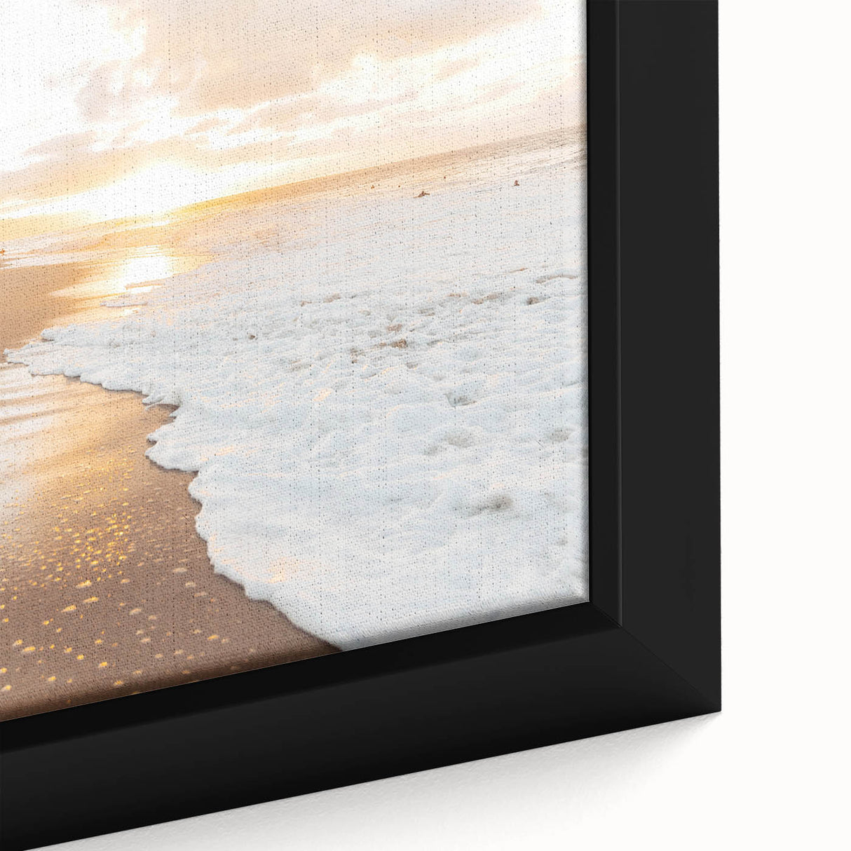 Extra large black wall art featuring textured, colorful abstract patterns on a framed canvas, ideal for living room decor.