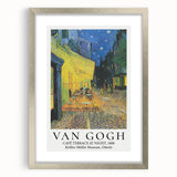 Extra large abstract art print with textured design in vibrant blues and yellows on a framed canvas.