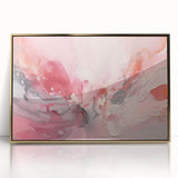 Framed abstract wall art featuring dynamic gold strokes on a textured acrylic surface, ideal for modern home decor and enhancing artistic interiors.