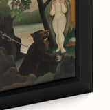 Modern Wall Art: Blue and White Abstract Shapes - Minimalist Design