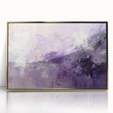 Framed abstract wall art featuring vibrant strokes in gold and deep blue hues, perfect for modern home decor. This stylish piece adds a touch of elegance to any room.