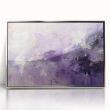 Framed abstract strokes wall art in silver acrylic, showcasing dynamic brush patterns and a modern aesthetic, perfect for contemporary home decor.