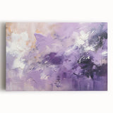 Abstract strokes wall art on stretched canvas showcasing vibrant colors and dynamic patterns, ideal for modern home decor or gallery settings.