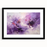 Abstract wall art featuring bold black strokes on a white background, elegantly framed with a mat, perfect for modern home decor or office spaces.