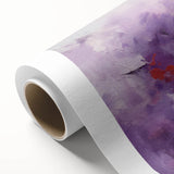 Abstract wall art featuring vibrant strokes in blue, orange, and yellow hues on rolled canvas, ideal for modern decor. Packaged securely in a protective cardboard tube.