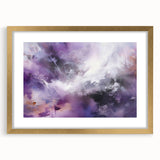 Abstract strokes wall art framed in a sleek gold frame, showcasing vibrant colors and dynamic patterns, ideal for modern home decor and artistry enthusiasts.