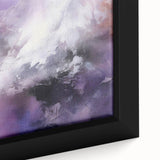 Close-up of a framed abstract strokes wall art piece, showcasing vibrant colors and dynamic brushwork, ideal for modern home decor and artistic expression.