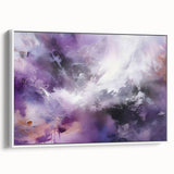 Framed wall art featuring abstract strokes in soft pastel colors, showcasing a modern aesthetic. Ideal for contemporary decor, enhancing any living space.