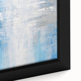 Abstract strokes wall art with vibrant colors and dynamic textures, elegantly framed for modern decor, showcasing an artistic blend of hues and patterns.