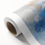 Abstract strokes wall art on rolled canvas showcasing vibrant colors and dynamic brushwork. Ideal for modern home decor, enhancing any living space's aesthetic.