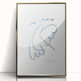 Modern Wall Art – Abstract Minimalist Design on Stretched Canvas