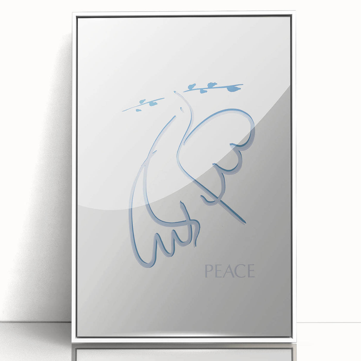 Modern Wall Art – Abstract Minimalist Design on Stretched Canvas