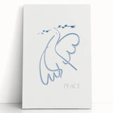 Modern Wall Art – Abstract Minimalist Design on Stretched Canvas