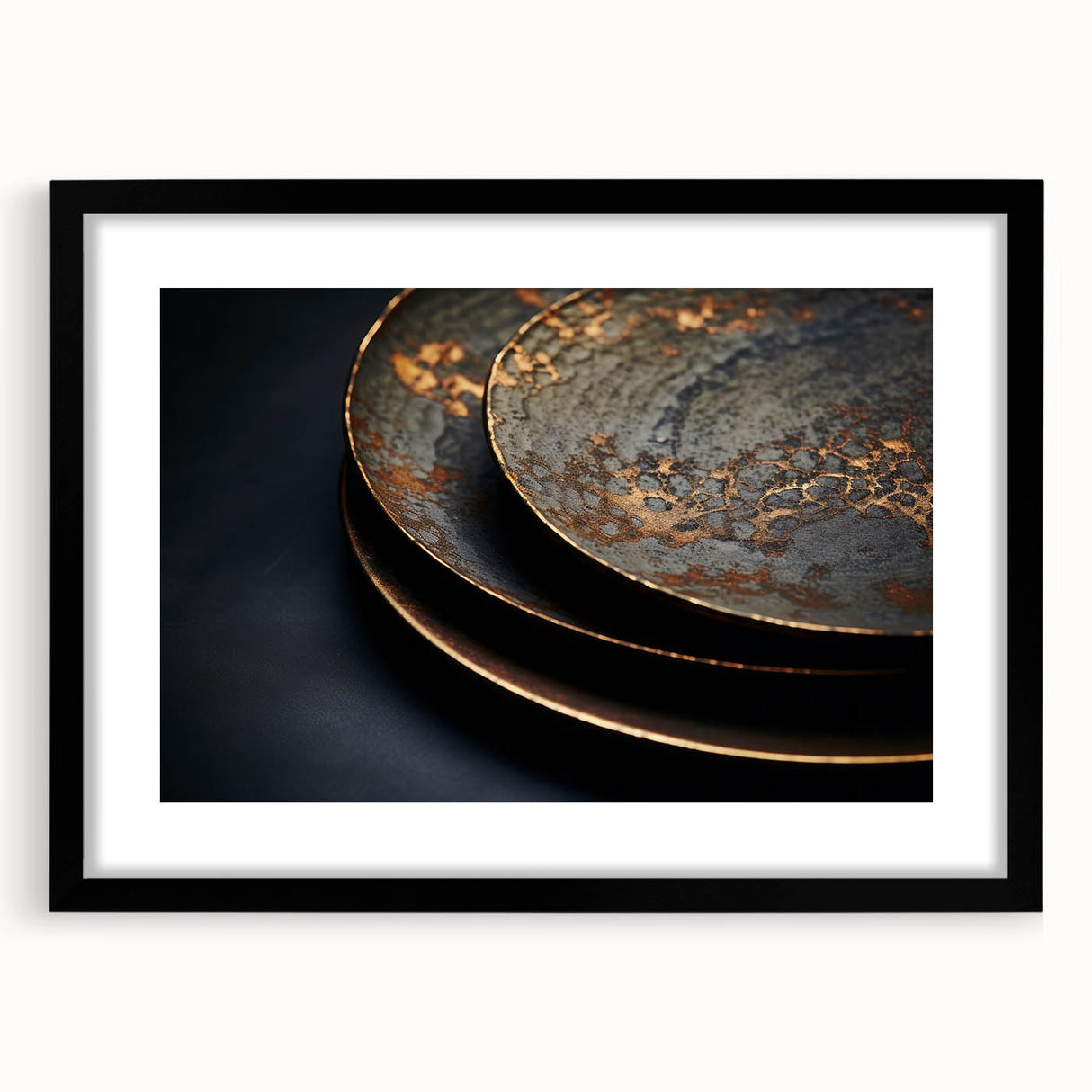 Abstract art print featuring vibrant, textured swirls of multicolored paint on an extra large canvas.