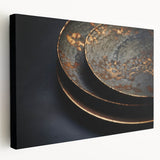 Large stretched canvas featuring a colorful abstract design, ideal for kitchen wall art.