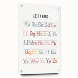 Alphabet Typography Art Print – Colorful ABC Wall Art for Kids