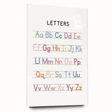 Alphabet Typography Art Print – Colorful ABC Wall Art for Kids