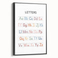 Alphabet Typography Art Print – Colorful ABC Wall Art for Kids