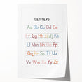 Alphabet Typography Art Print – Colorful ABC Wall Art for Kids