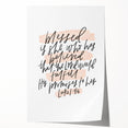 Inspirational Typography Art - Luke 1:45 "Blessed" Canvas Print