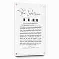 Inspirational Typography Art Print – The Woman in the Arena
