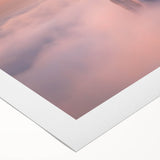 Rolled canvas art showcasing a vibrant landscape of a medieval castle set against a dramatic sky, perfect for adding character to home decor.