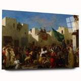 Romanticism Art - Famous Romantic Era Painting of Tangier Scene