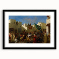 Romanticism Art - Famous Romantic Era Painting of Tangier Scene