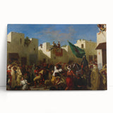 Romanticism Art - Famous Romantic Era Painting of Tangier Scene