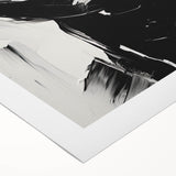 Acrylic Dining Room Artwork - Black & White Expressive Portrait