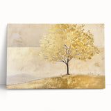 Abstract landscape wall art on a stretched canvas, showcasing vibrant colors and dynamic shapes. Perfect for modern home decor or office interiors, adding a touch of creativity and sophistication. The artwork leans against a neutral background, highlighting its bold design and texture, ideal for enhancing any artistic space.